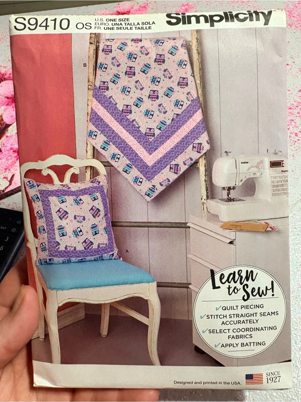 BN UNCUT SIMPLICITY 9410 OS SEWING PATTERNS QUILTING